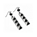 Waterford Ella B Gunmetal Drop Earring, Pair